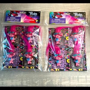Dreamworks Trolls World Tour Erasers